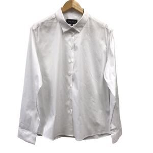 Dress Shirt Top Womens 16 White